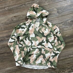 Billabong girls camo print hoodie